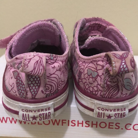 Mermaid print toddler converse - Picture 4 of 4